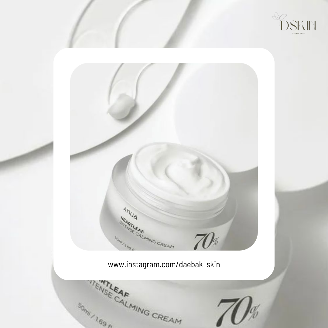 Anua 70 precent Intense Calming Cream 50ml for Sensitive Skin Care
