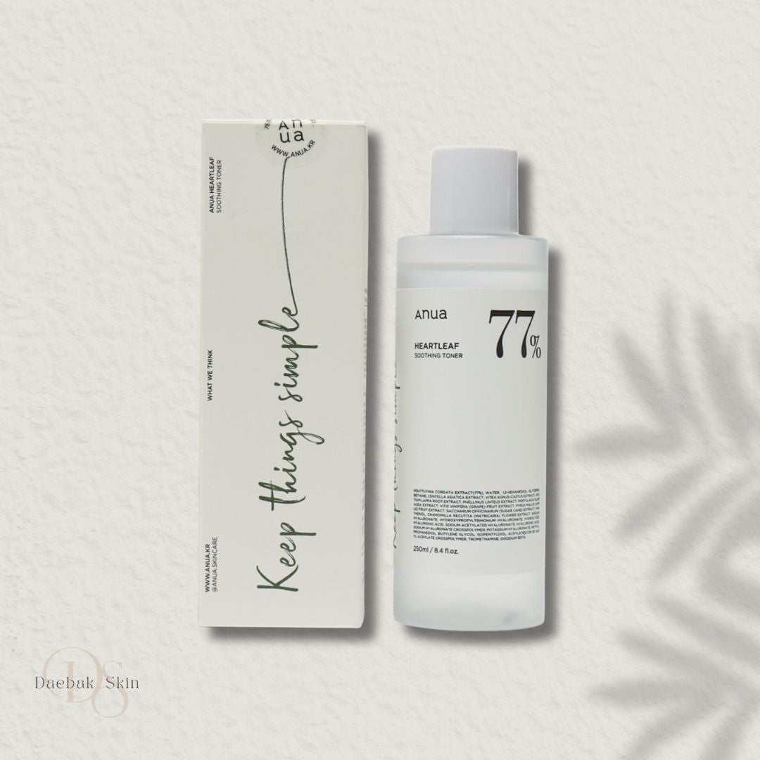 Anua 77 Percent Heartleaf Toner 250ml for Calming Sensitive Skin