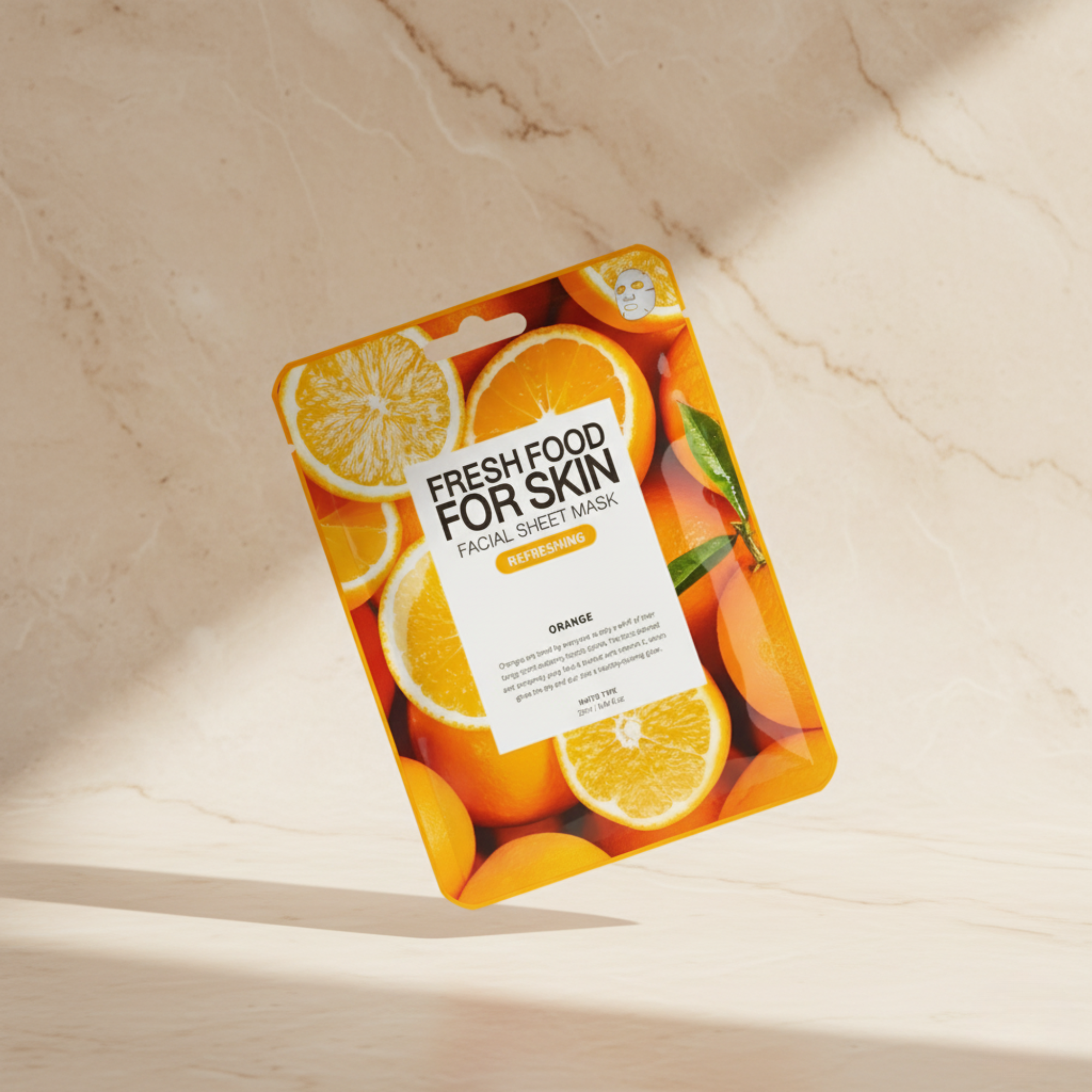 Fresh Food For Skin Facial Sheet Mask Orange