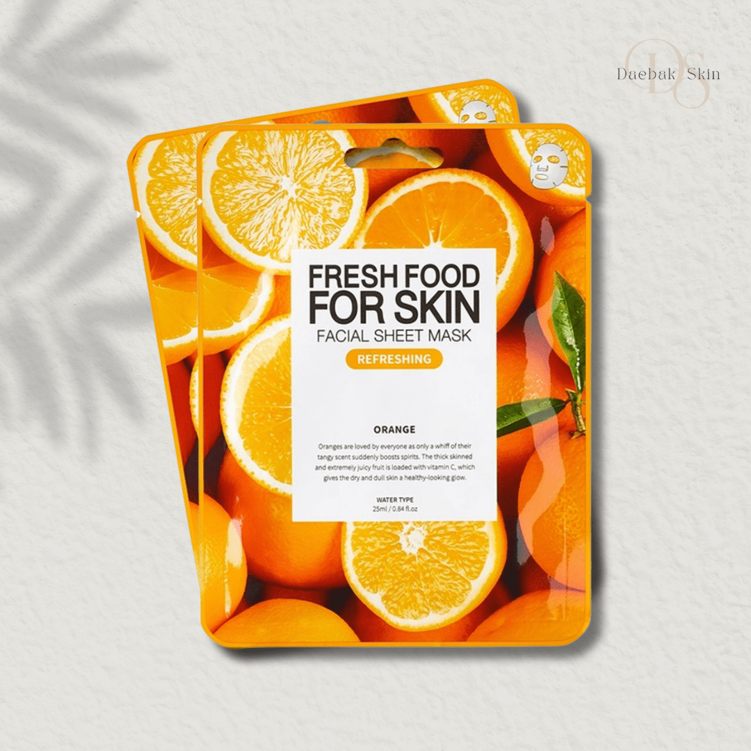 Farm Skin Orange Facial Mask with citrus extracts for skin rejuvenation and hydration