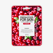 Fresh Food For Skin Facial Sheet Mask Cranberry