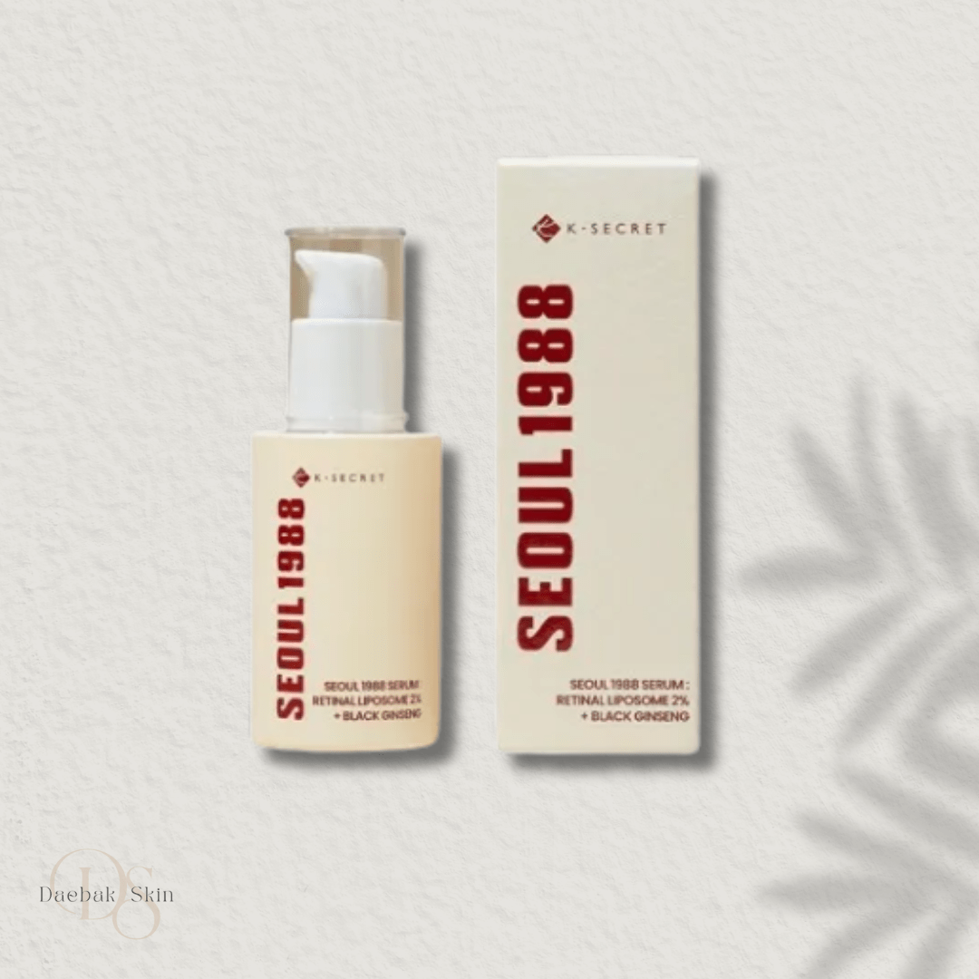 Ksecret Seoul 1988 Serum with 2% retinal liposome and black ginseng for wrinkles and pigmentation reduction